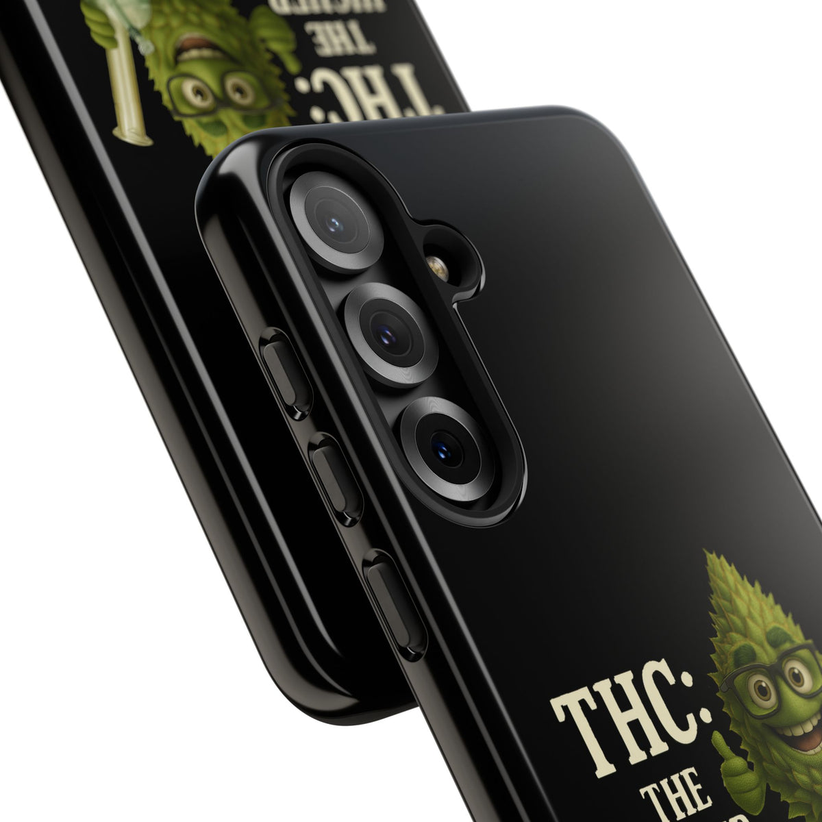 THC The Higher Curriculum Phone Case – Funny Cannabis Nug Cartoon iPhone Case