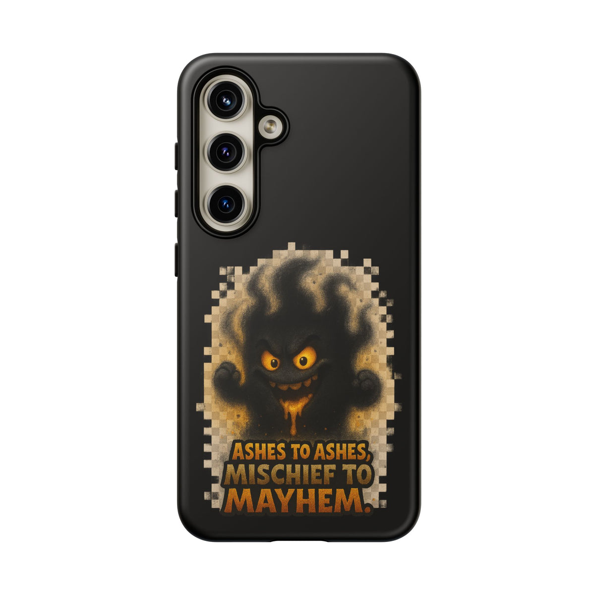 Phone Case — 'Ashes to Ashes, Mischief to Mayhem' Spooky Ghost Protective Case