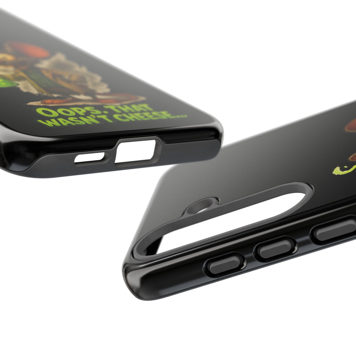 Phone Case — Funny Cartoon Rat "Oops That Wasn't Cheese" Protective Cover