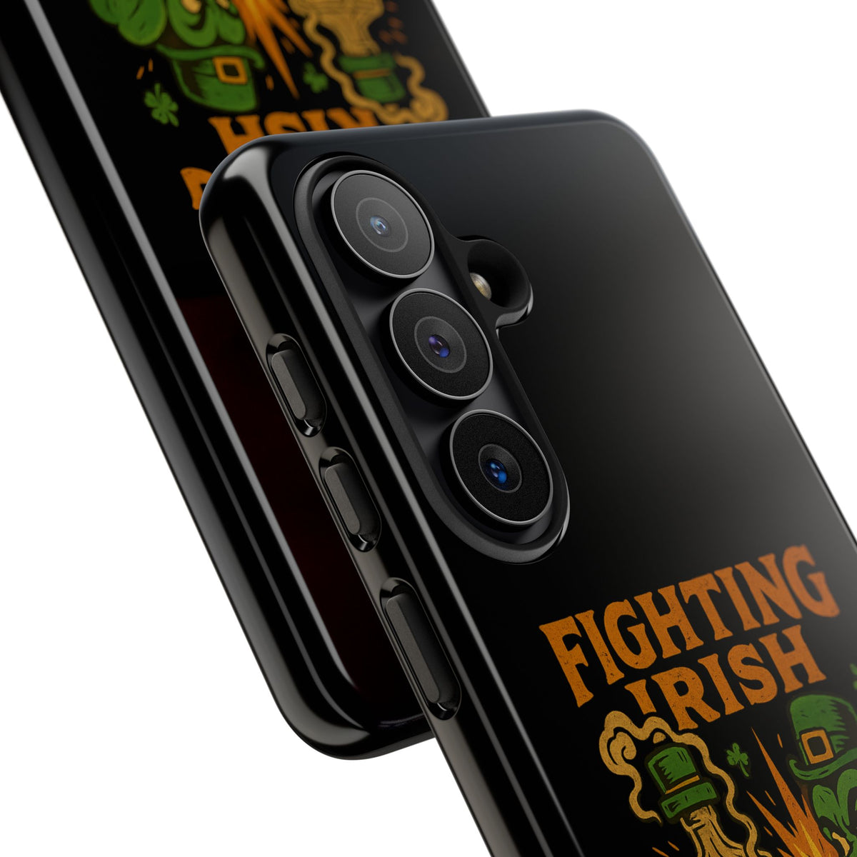 Phone Case — "Fighting Irish: Luck Ran Out, Fists Didn’t" St. Patrick’s Protective Cover