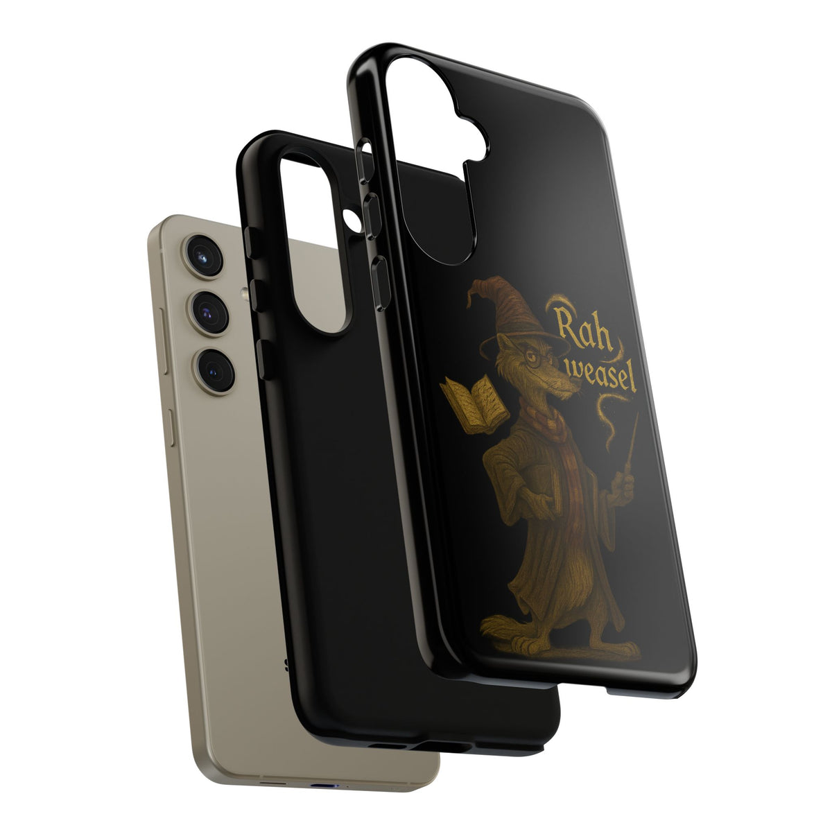 Rah Weasel Wizard Phone Case — Cute Fantasy Magical Creature iPhone Cover