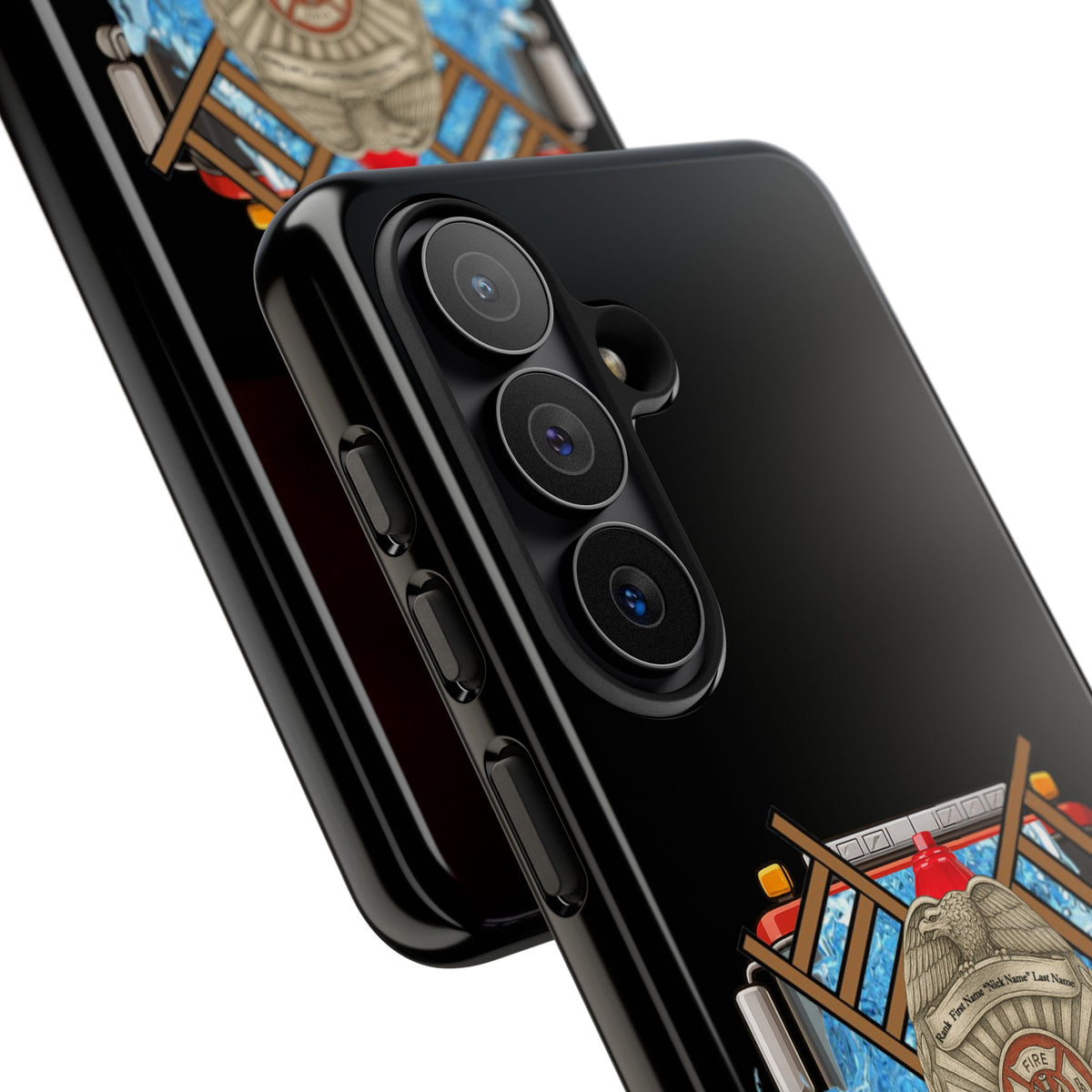 Firefighter Badge Phone Case – Maltese Cross Rescue Design