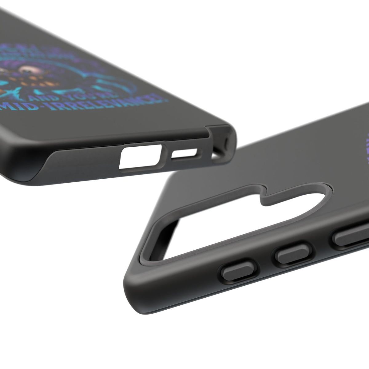 Phone Case — "Silence! I'm Mid-Incantation" Cute Angry Spider Magic Design