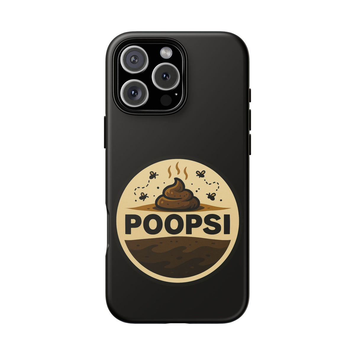 Phone Case — 'POOPSI' Funny Poop Logo Protective Cover