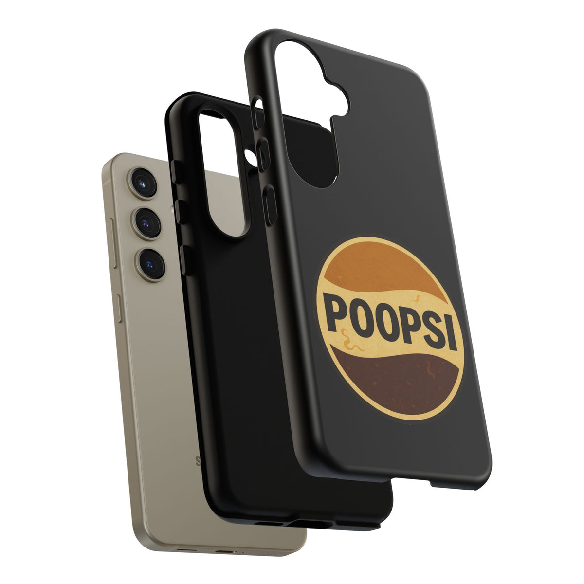 Poopsi Retro Logo Phone Case — Funny Vintage Soda-Inspired iPhone Cover