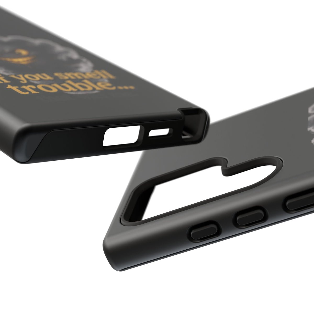 Phone Case — "If You Smell Trouble" Grinning Smoke Monster Protective Case