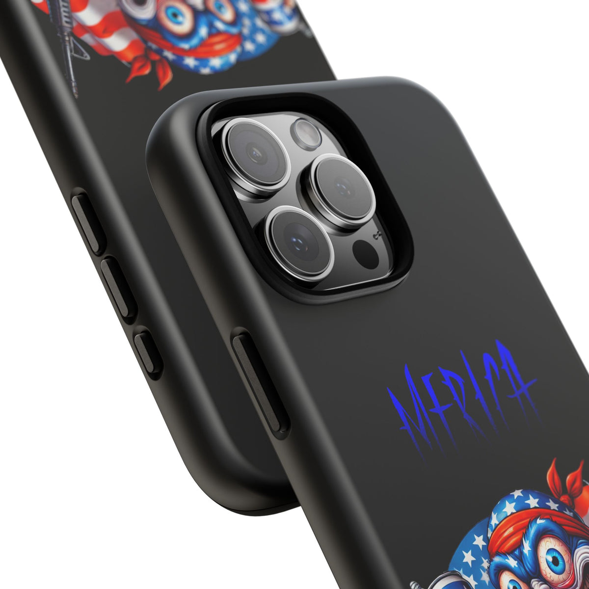 Phone Case — Patriotic 'Merica Clown with Flag, Beer & Rifle