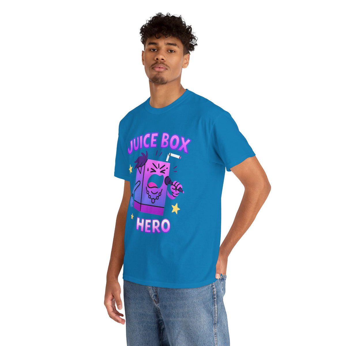 Juice Box Hero T-Shirt | Cute Cartoon Beverage Design