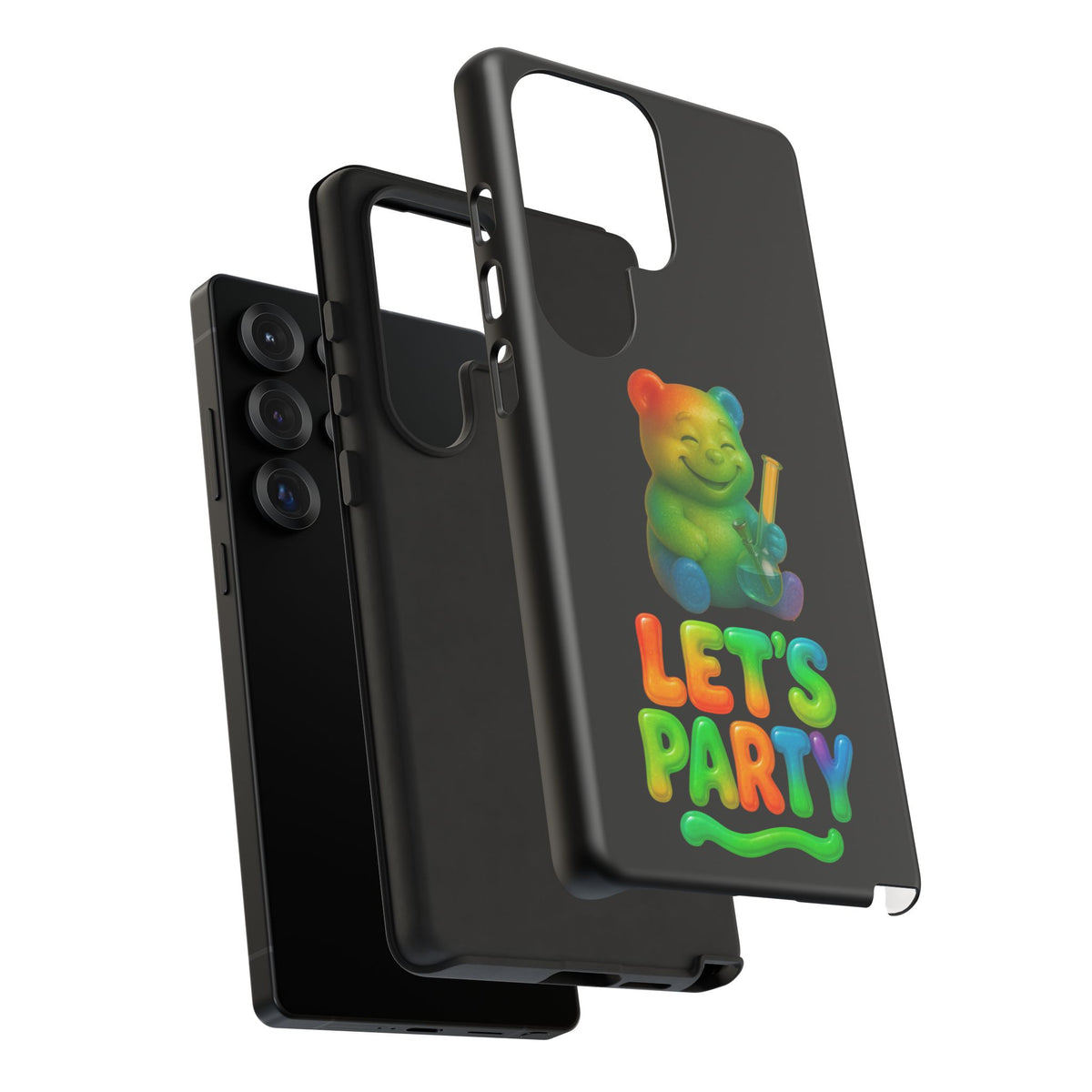 Let's Party Rainbow Bear Phone Case