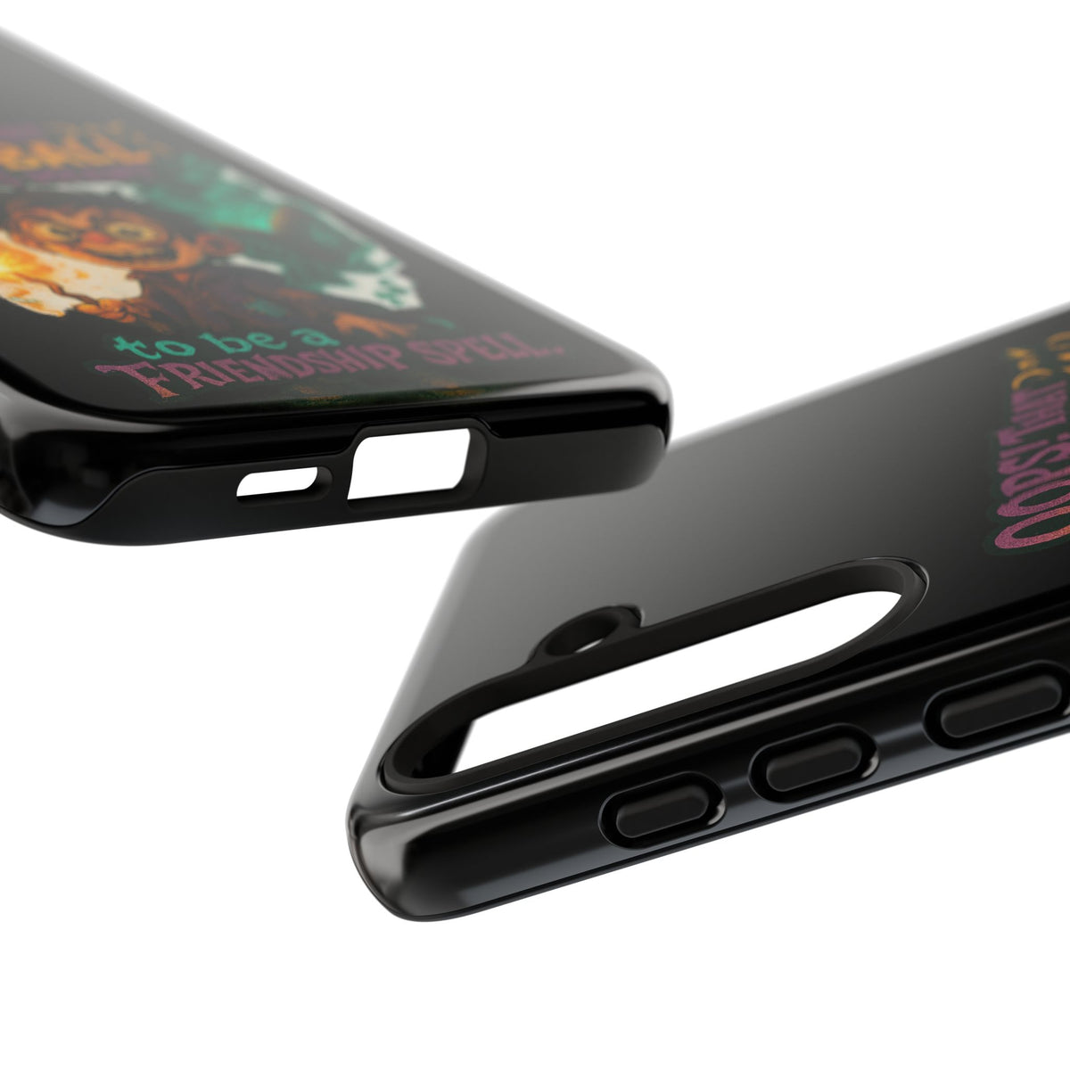 Phone Case — "Oops! That Fireball Was Meant to Be a Friendship Spell" Cute Fantasy Wizard Design