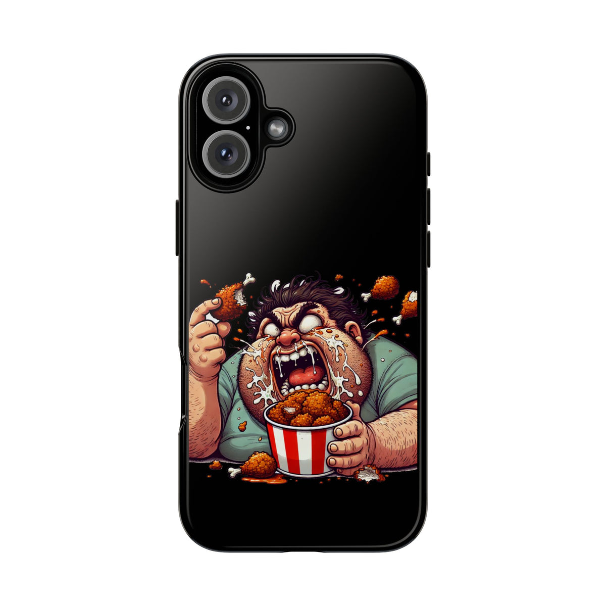 Phone Case — "Tough Cases" Chicken Wing Feast Graphic