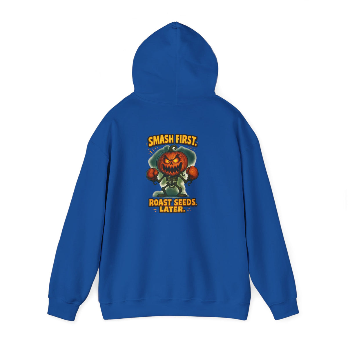 Pumpkin Punch Hoodie — "Smash First, Roast Seeds Later" Halloween Sweatshirt