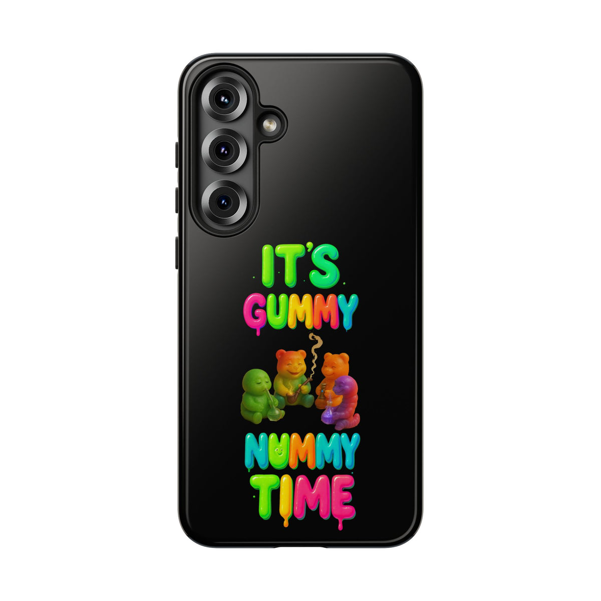 It's Gummy Nummy Time Phone Case — Colorful Gummy Bears Protective Case