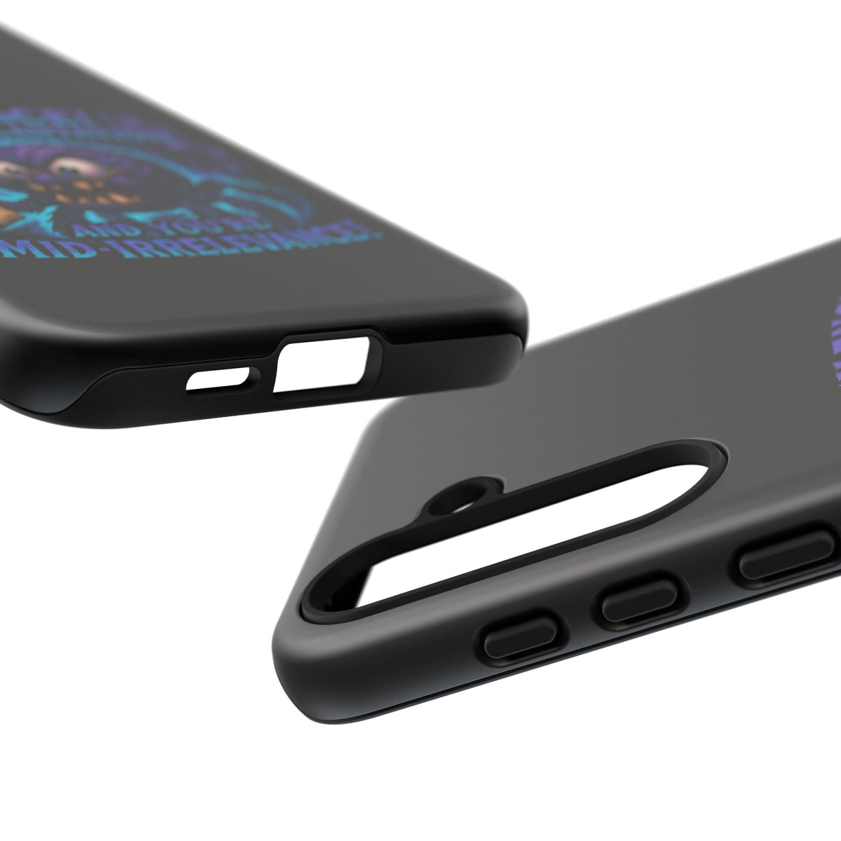 Phone Case — "Silence! I'm Mid-Incantation" Cute Angry Spider Magic Design
