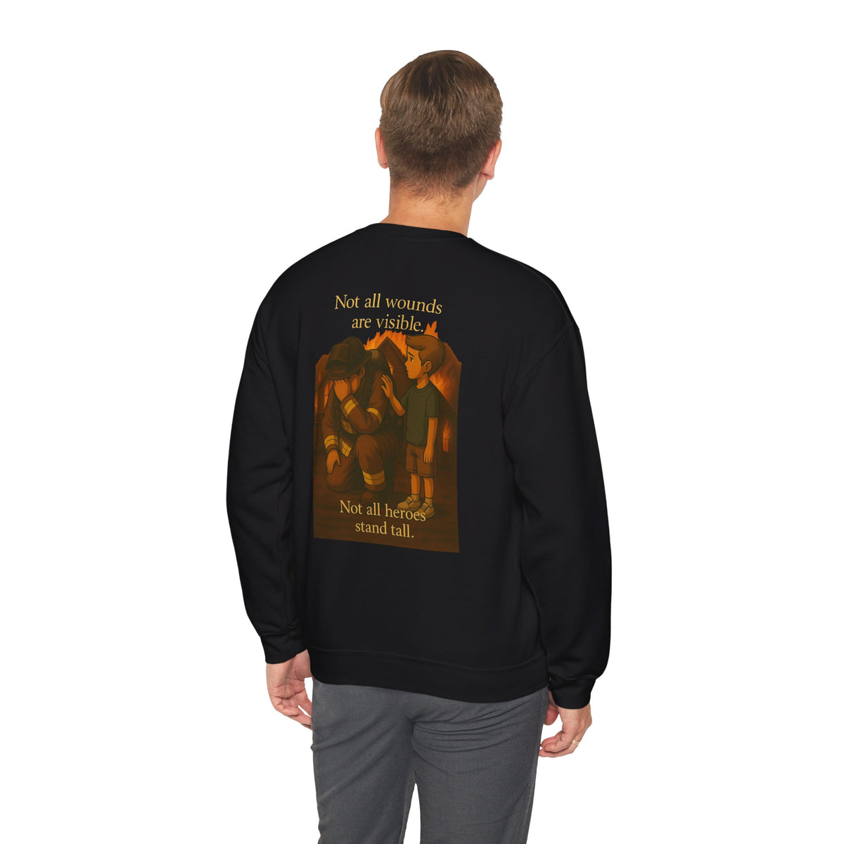 Not All Wounds Are Visible Crewneck Sweatshirt