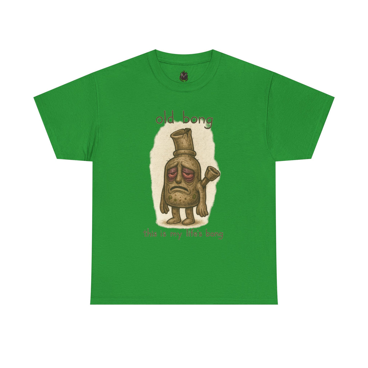Old Bong illustration T-Shirt | 'this is my life's bong' humorous art
