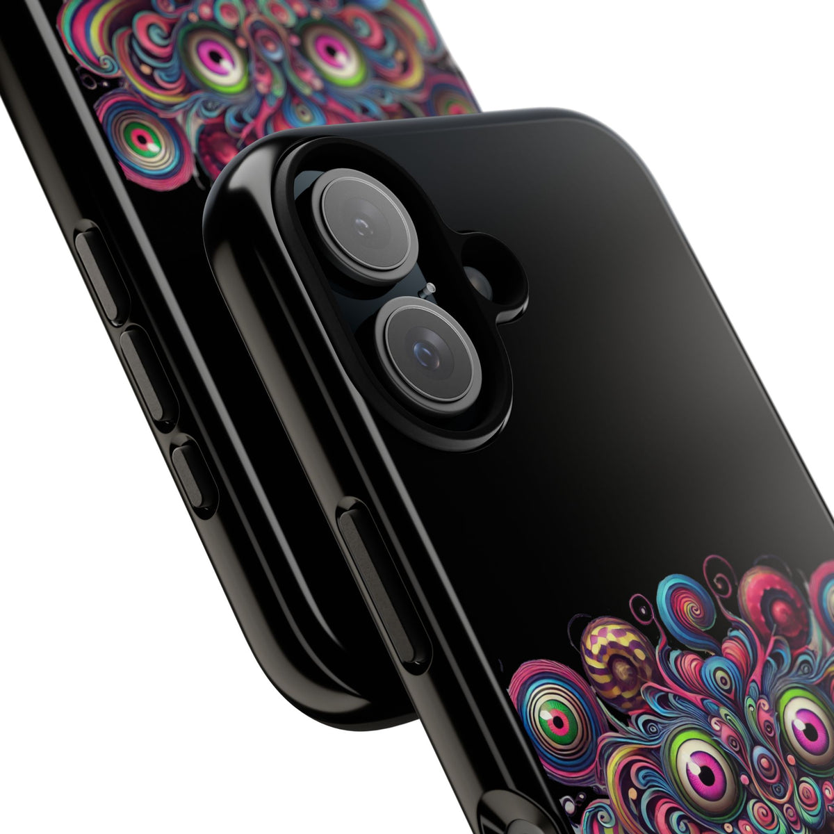 Psychedelic Smiling Eye Cluster Phone Case