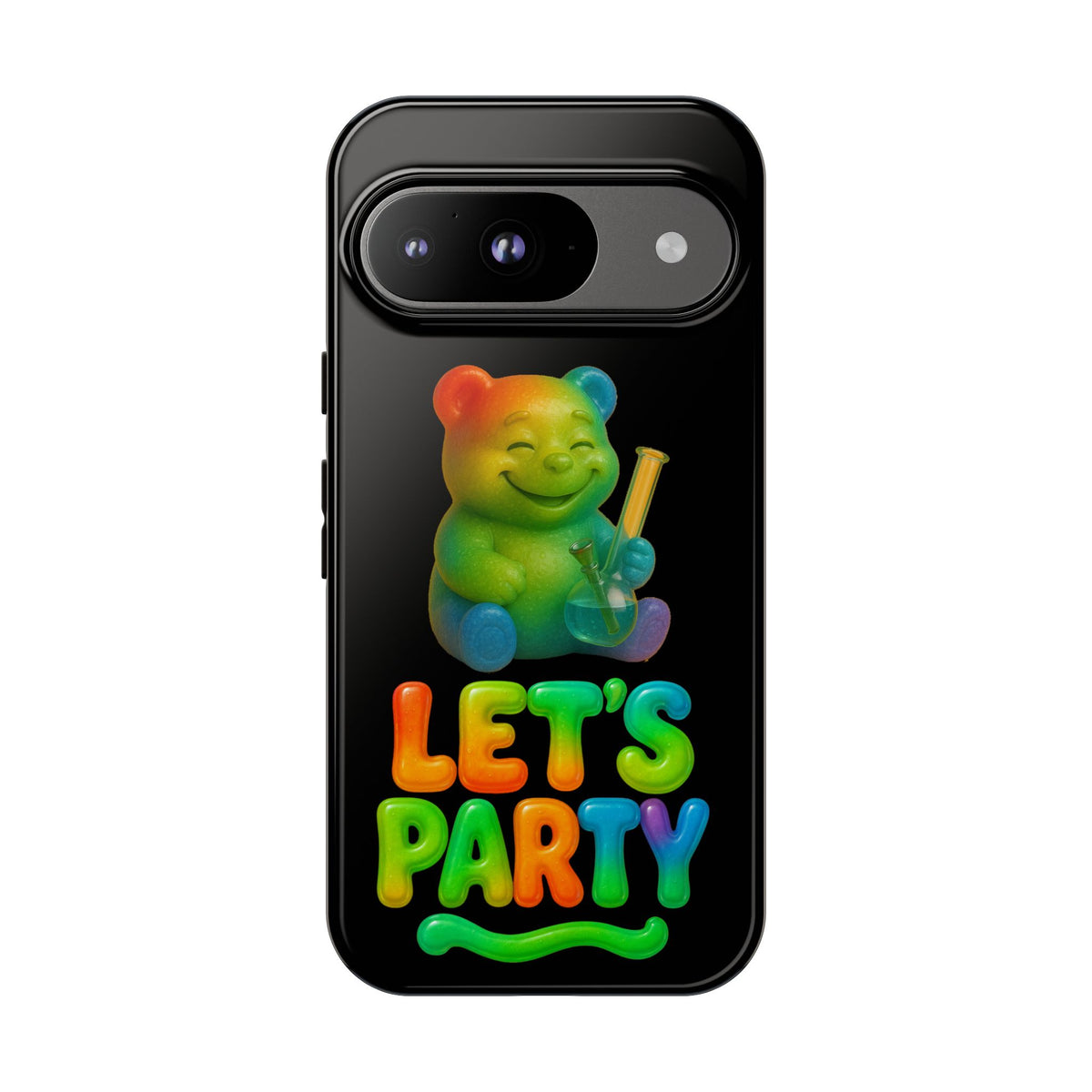 Let's Party Rainbow Bear Phone Case