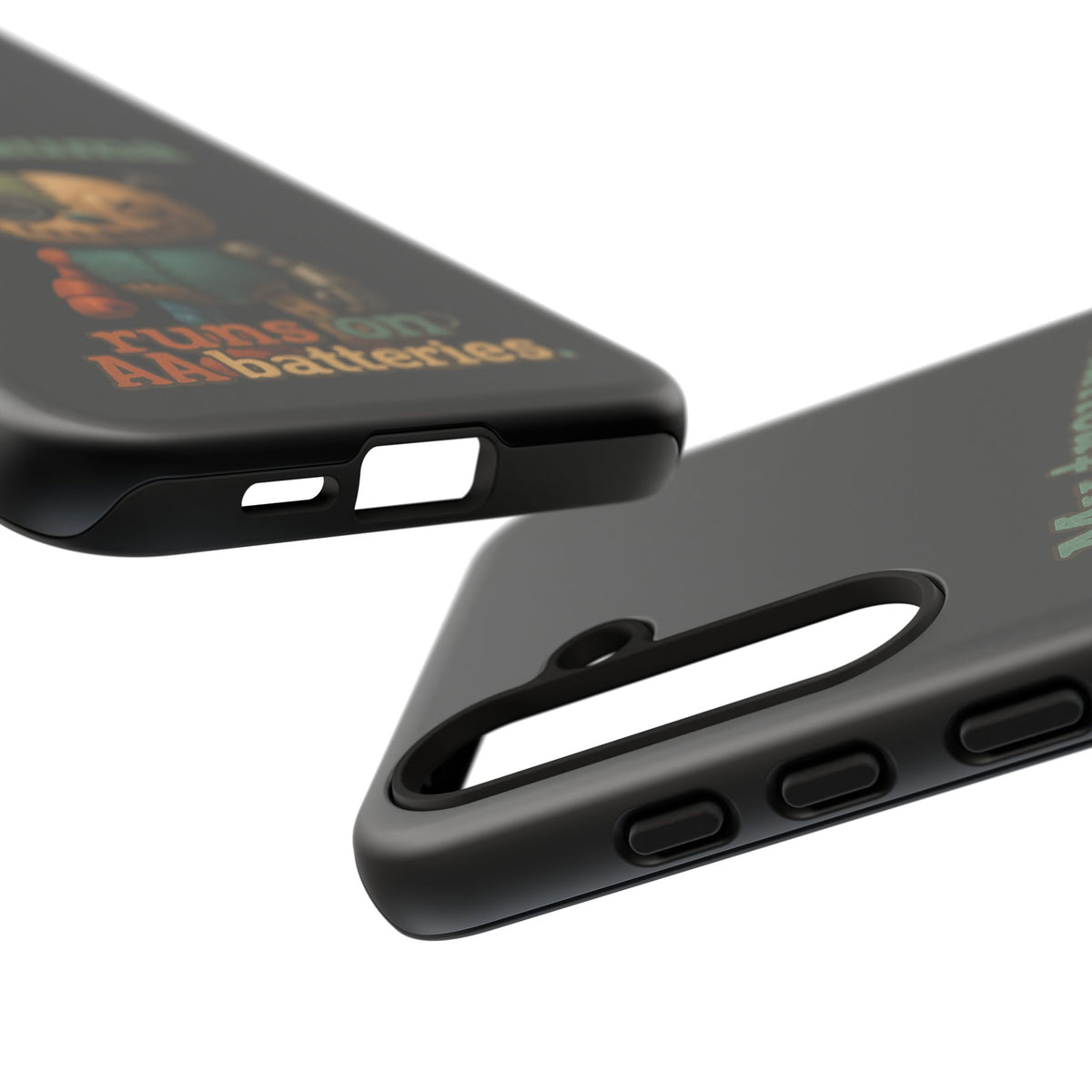 Phone Case — 'My Trauma Runs on AA Batteries' Creepy Voodoo Teddy Protective Cover
