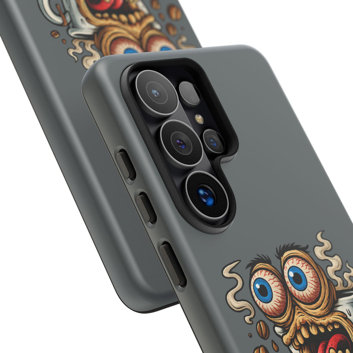 Phone Case — "This Isn't a Cup, It's a Cry for Help" Coffee Monster Design