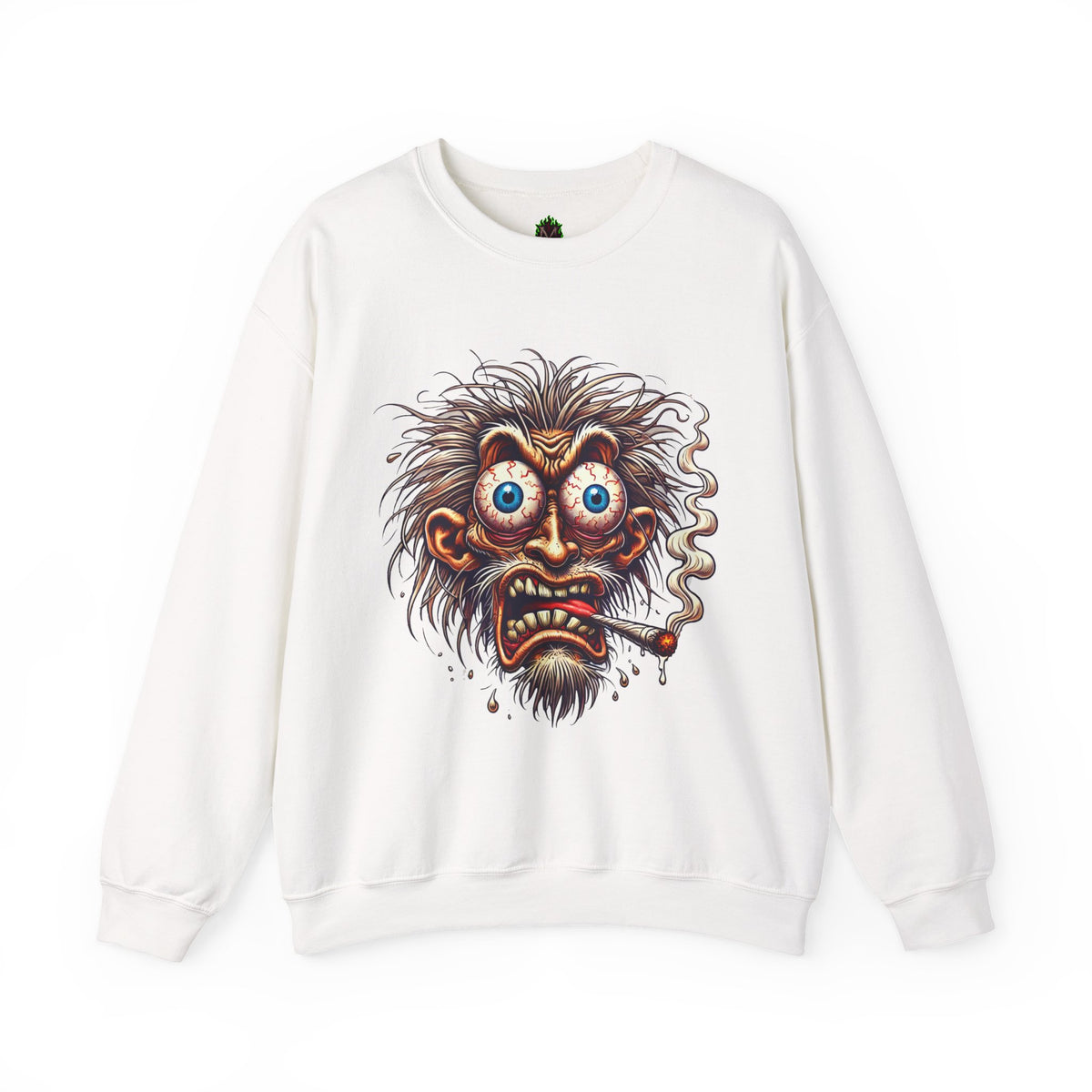 Wild-Eyed Smoking Maniac Crewneck Sweatshirt