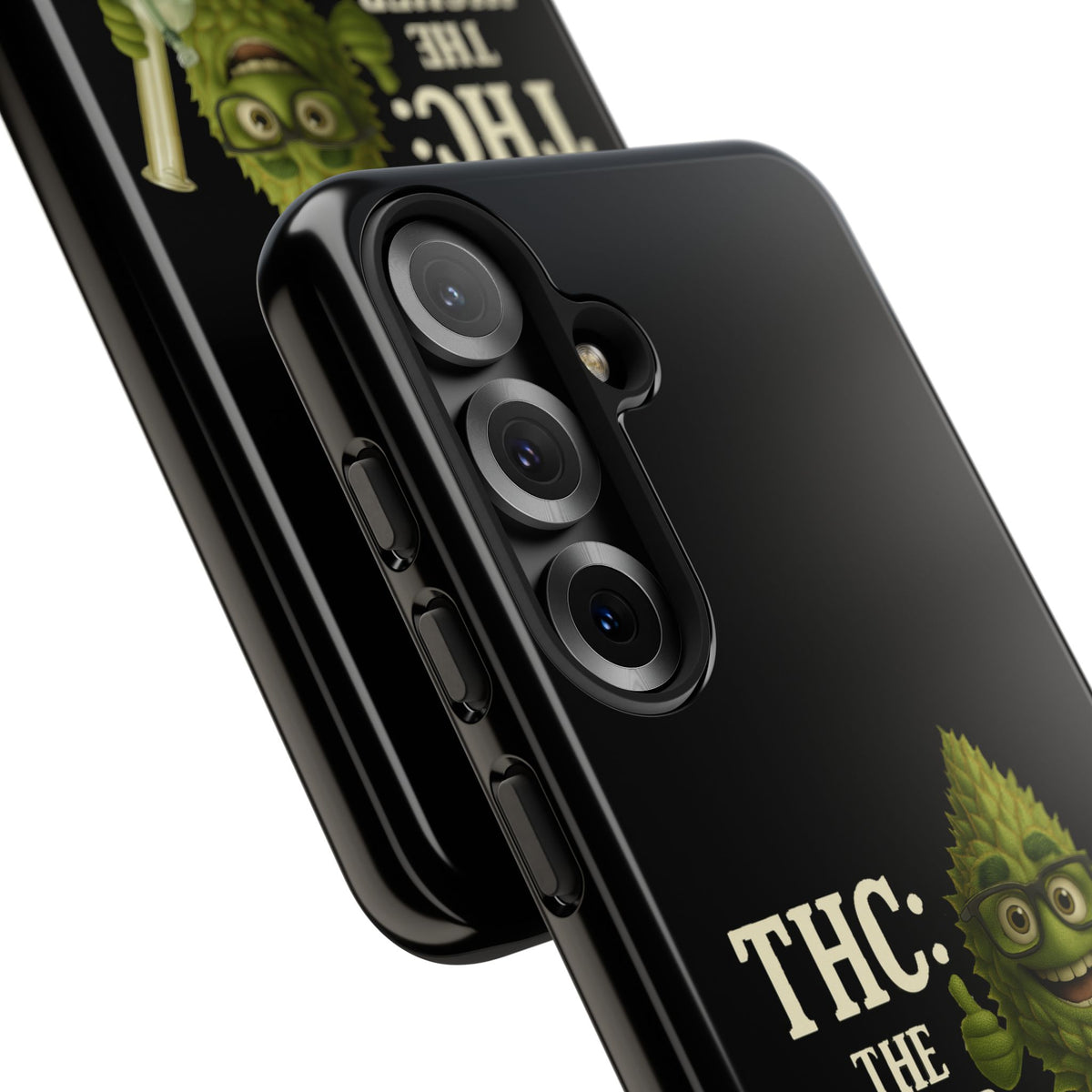THC The Higher Curriculum Phone Case – Funny Cannabis Nug Cartoon iPhone Case