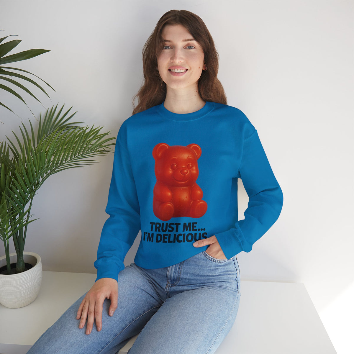 Trust Me I'm Delicious Gummy Bear Crewneck