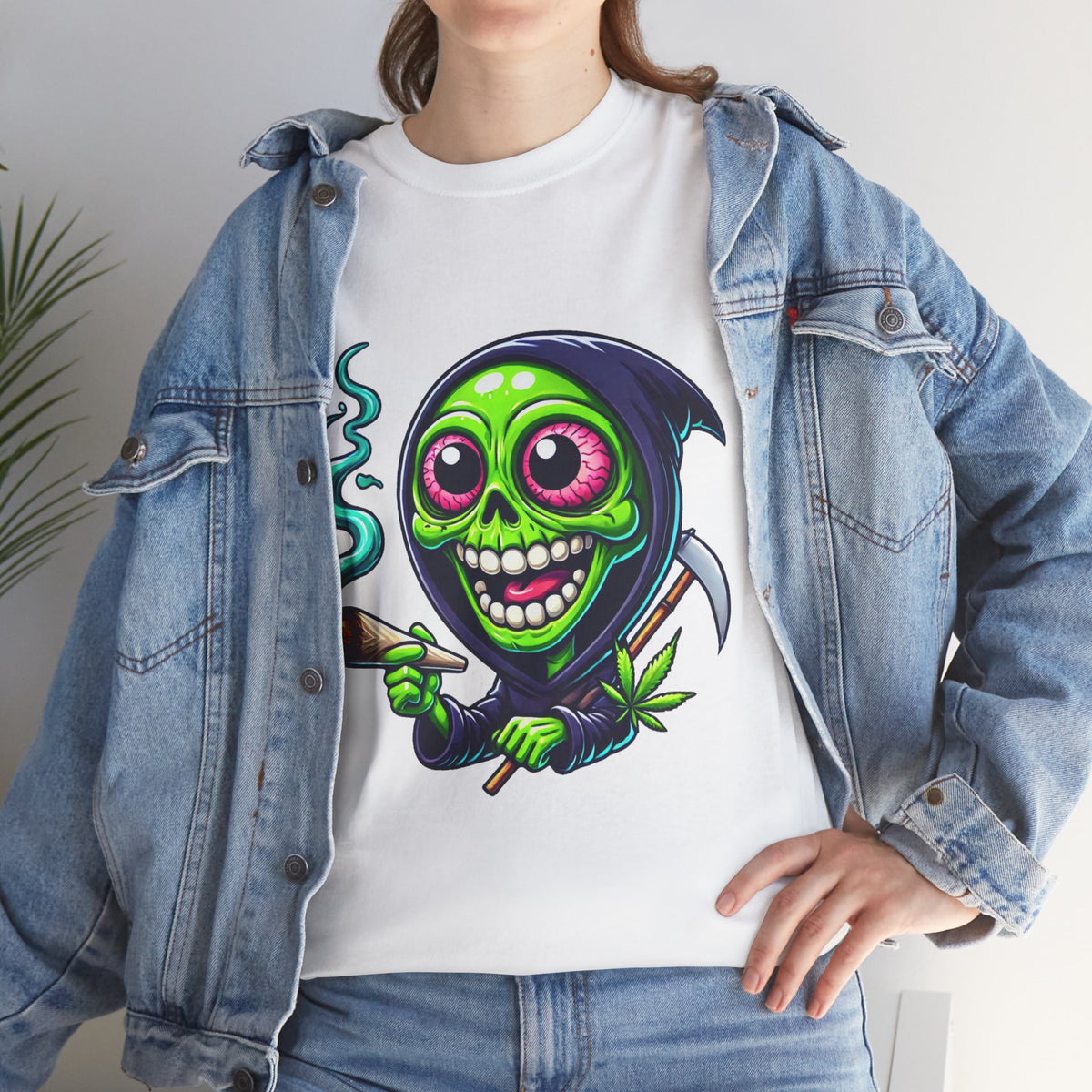 "Grim Reefer" Funny Weed T-Shirt