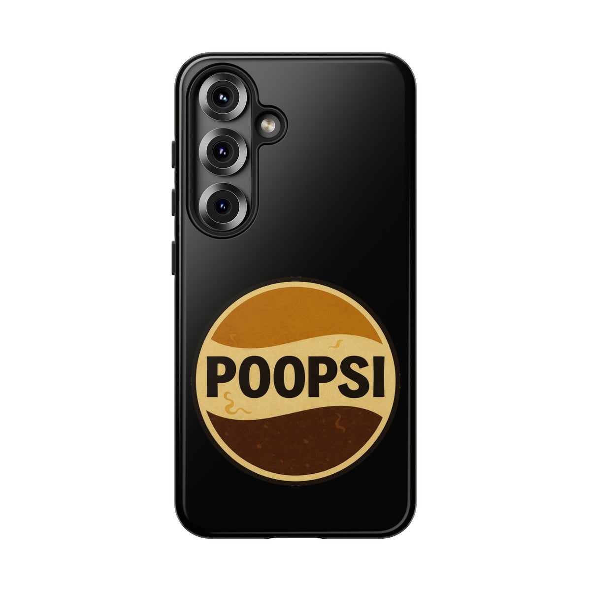 Poopsi Retro Logo Phone Case — Funny Vintage Soda-Inspired iPhone Cover