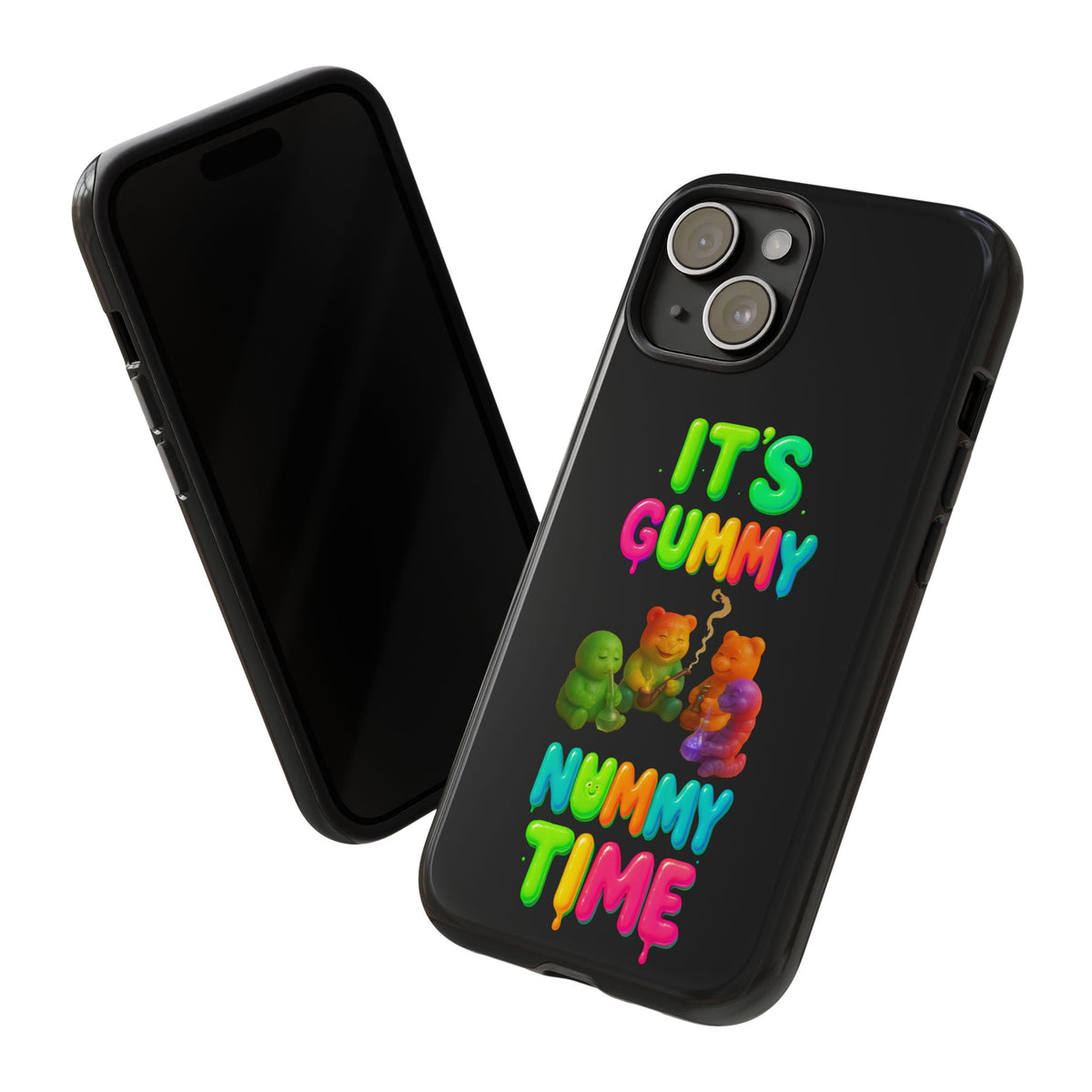 It's Gummy Nummy Time Phone Case — Colorful Gummy Bears Protective Case