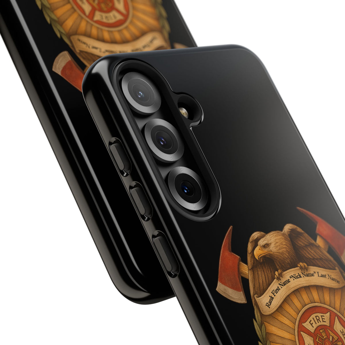 Firefighter Badge Phone Case — Tough Cases Customizable Emblem Design