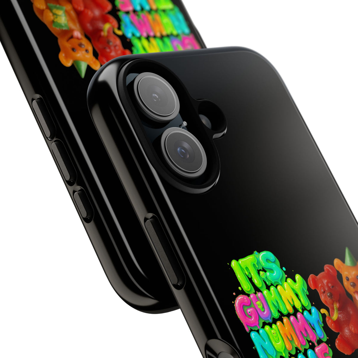 Phone Case — "It's Gummy Nummy Time" Colorful Gummy Bear Protective Case