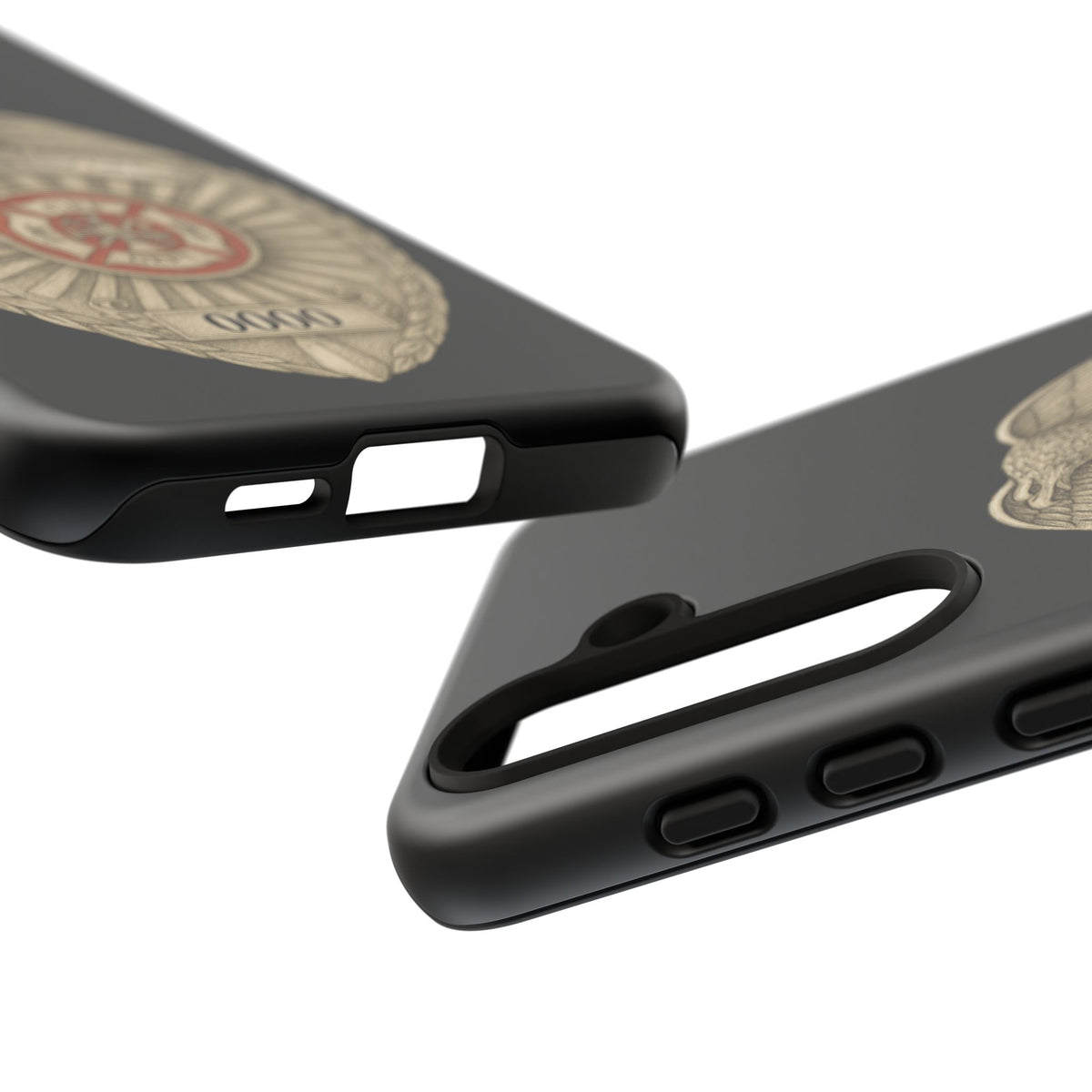 Firefighter Badge Phone Case – Personalized Dept. Emblem Tough Case