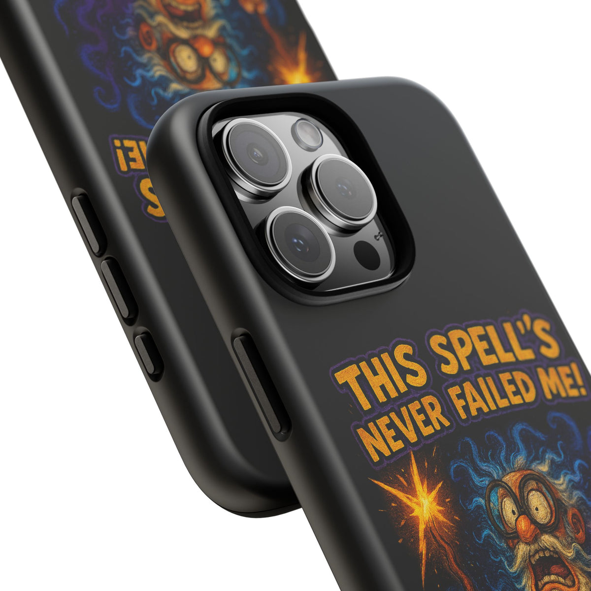 Wizard Phone Case — "This Spell's Never Failed Me!" Funny Magic Protective iPhone Cover
