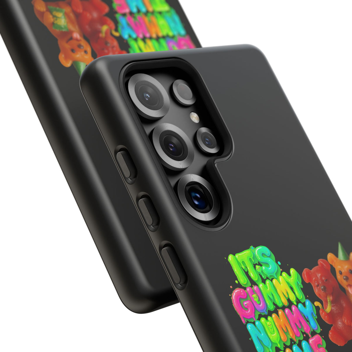 Phone Case — "It's Gummy Nummy Time" Colorful Gummy Bear Protective Case