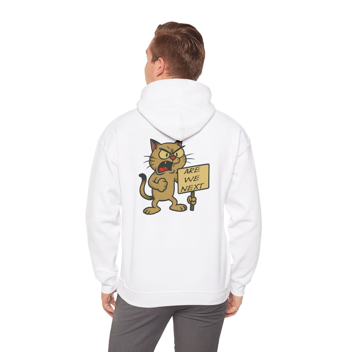 Are We Next? Protest Cat Hoodie