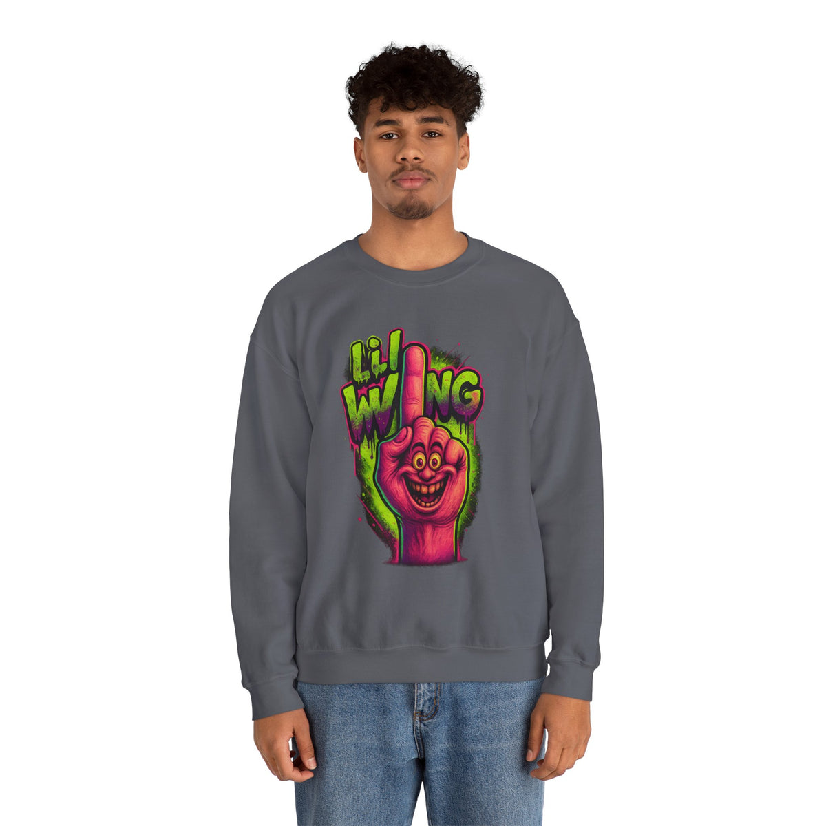 Lil Wang – Mutant Finger Edition Crewneck