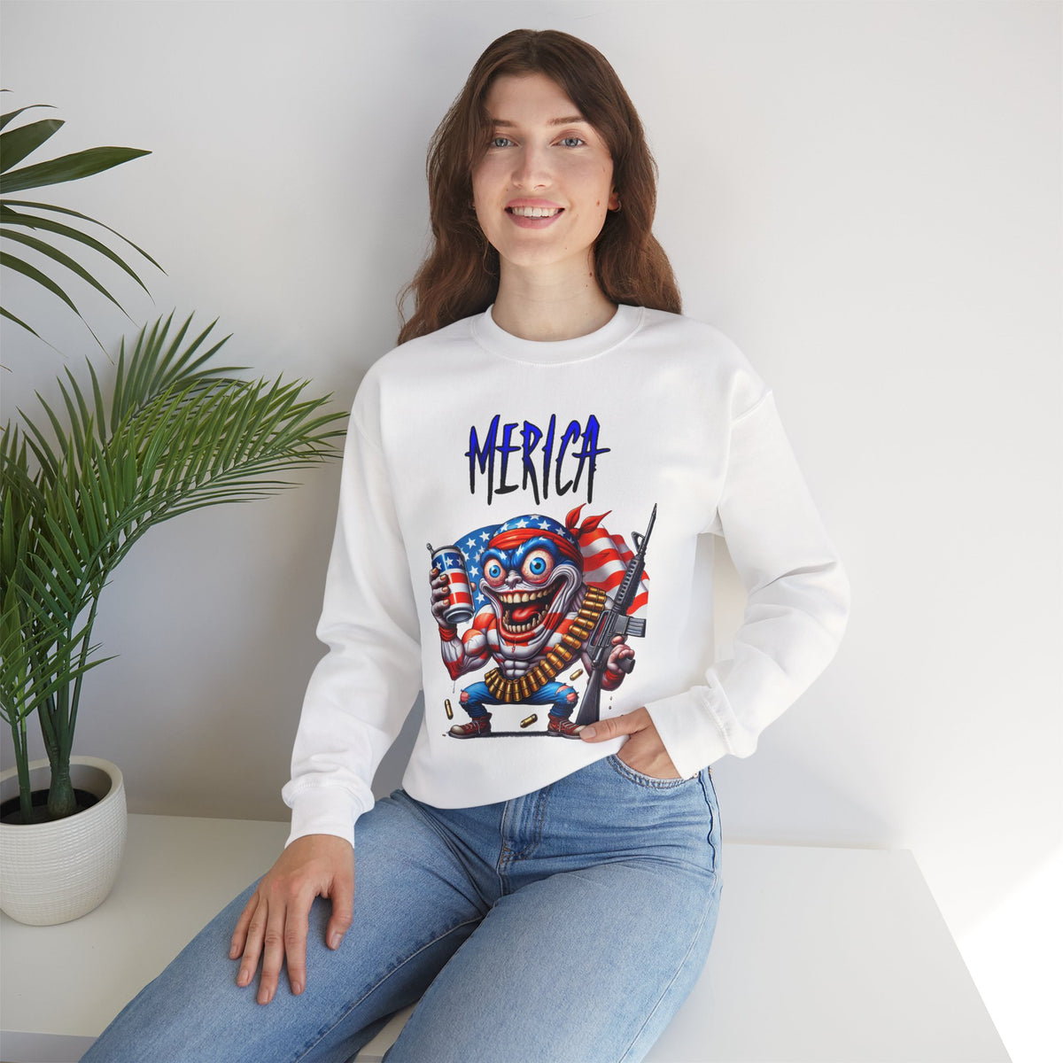 ’Merica Savage Crewneck Sweatshirt