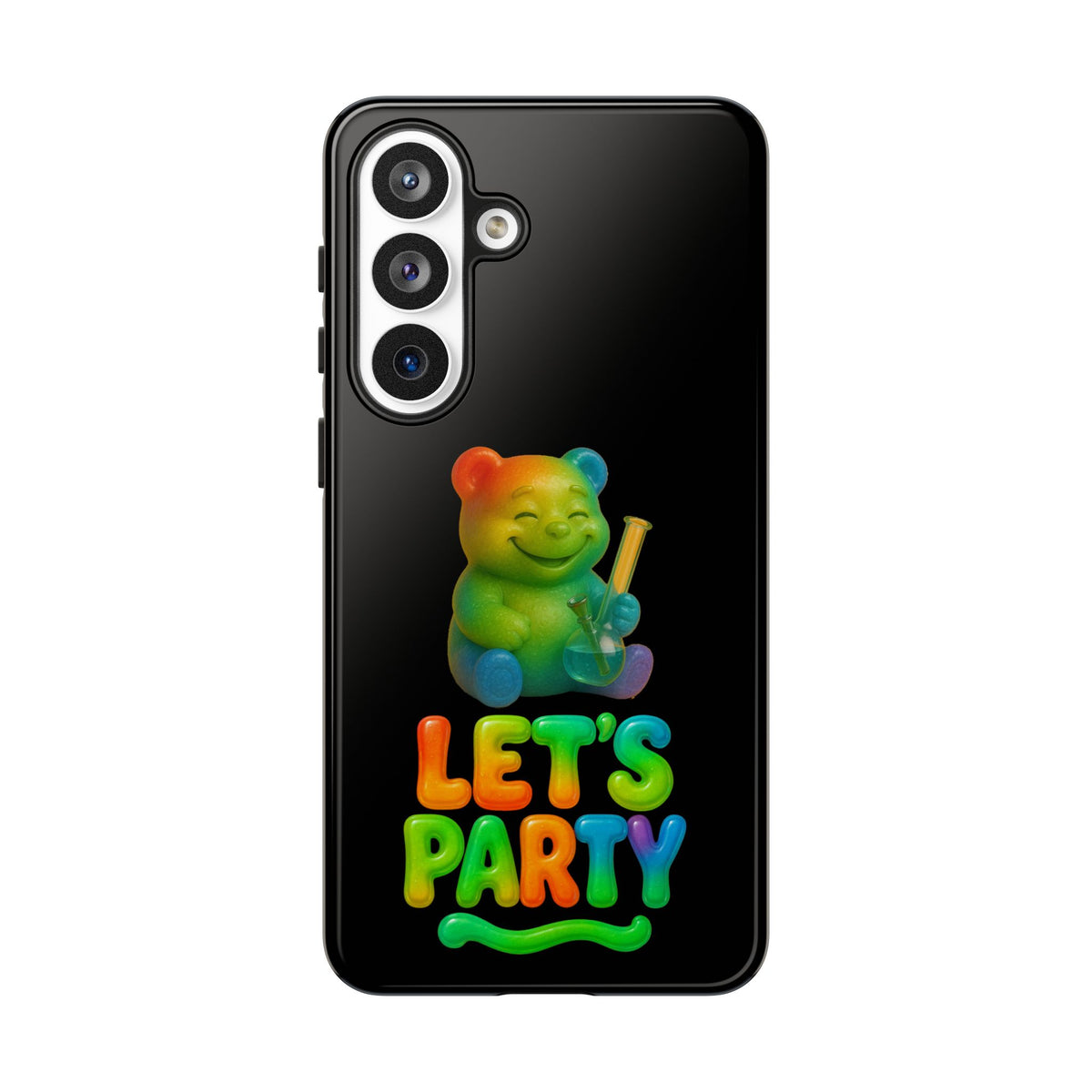 Let's Party Rainbow Bear Phone Case