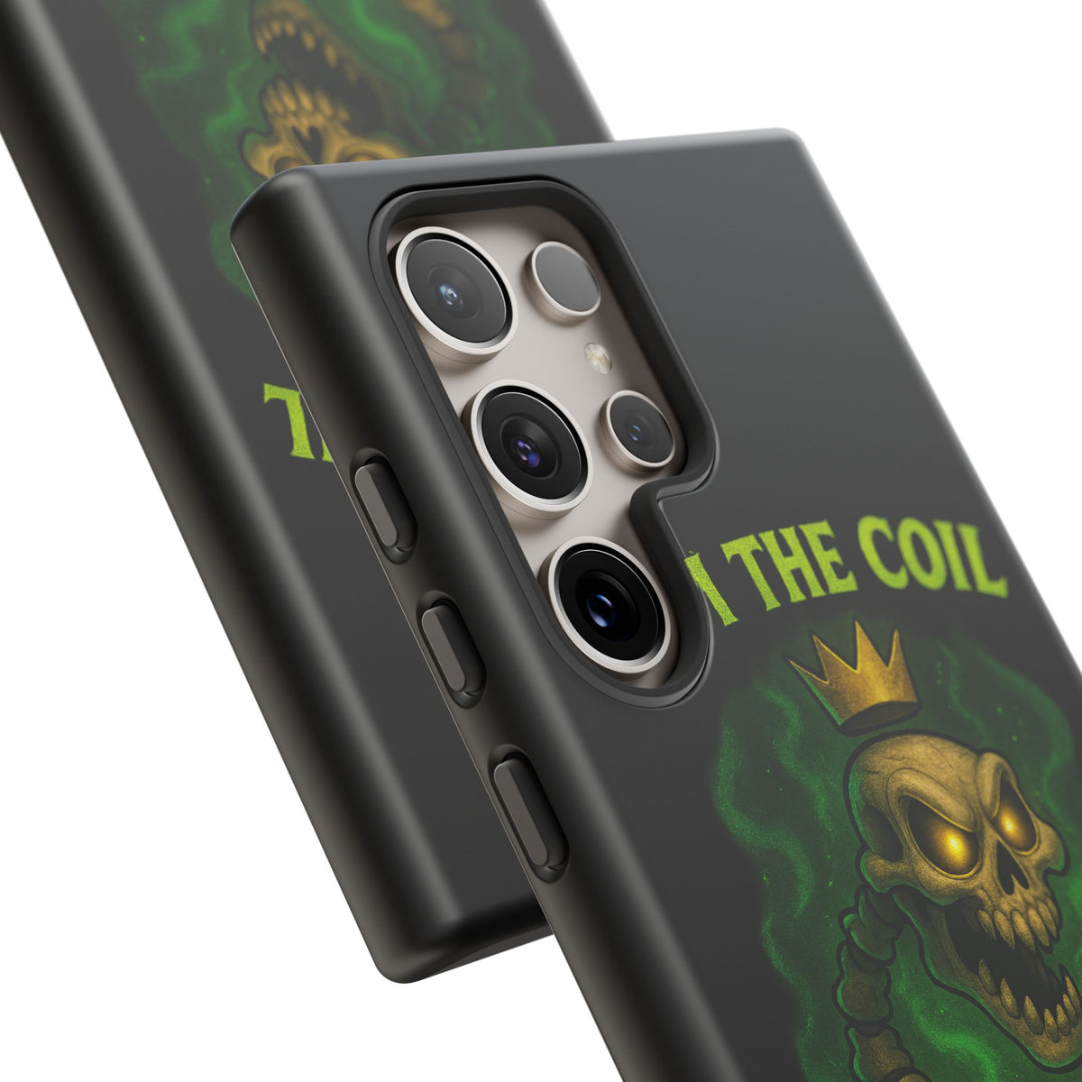 Tough Cases — “I Am The Coil In Your Nightmares” Skull Snake Shockproof Phone Case