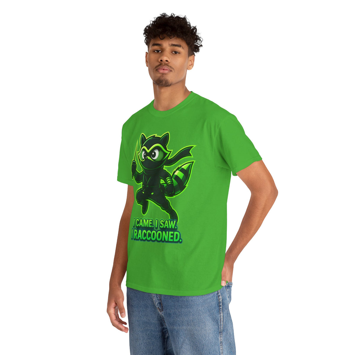 I Came. I Saw. I Raccooned. – Ninja Raccoon T-Shirt