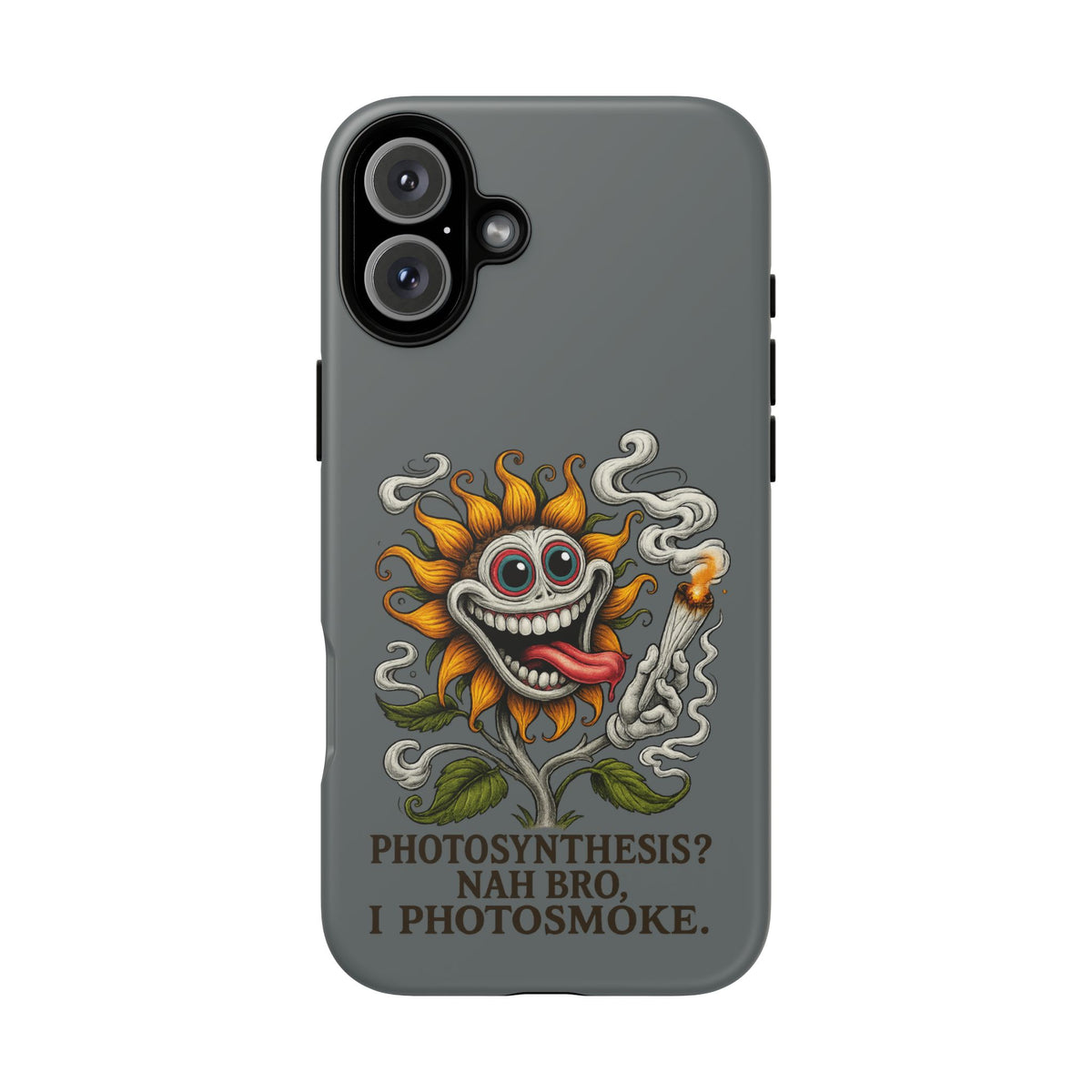 Photosmoke Sunflower Phone Case — Funny Stoner Botanical iPhone Cover
