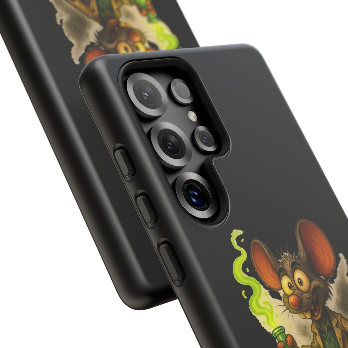 Phone Case — Funny Cartoon Rat "Oops That Wasn't Cheese" Protective Cover