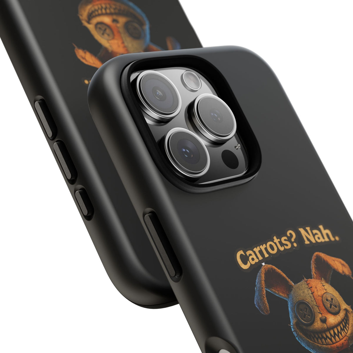 Phone Case — Creepy Bunny "Carrots? Nah. I crave screams." Horror iPhone Case