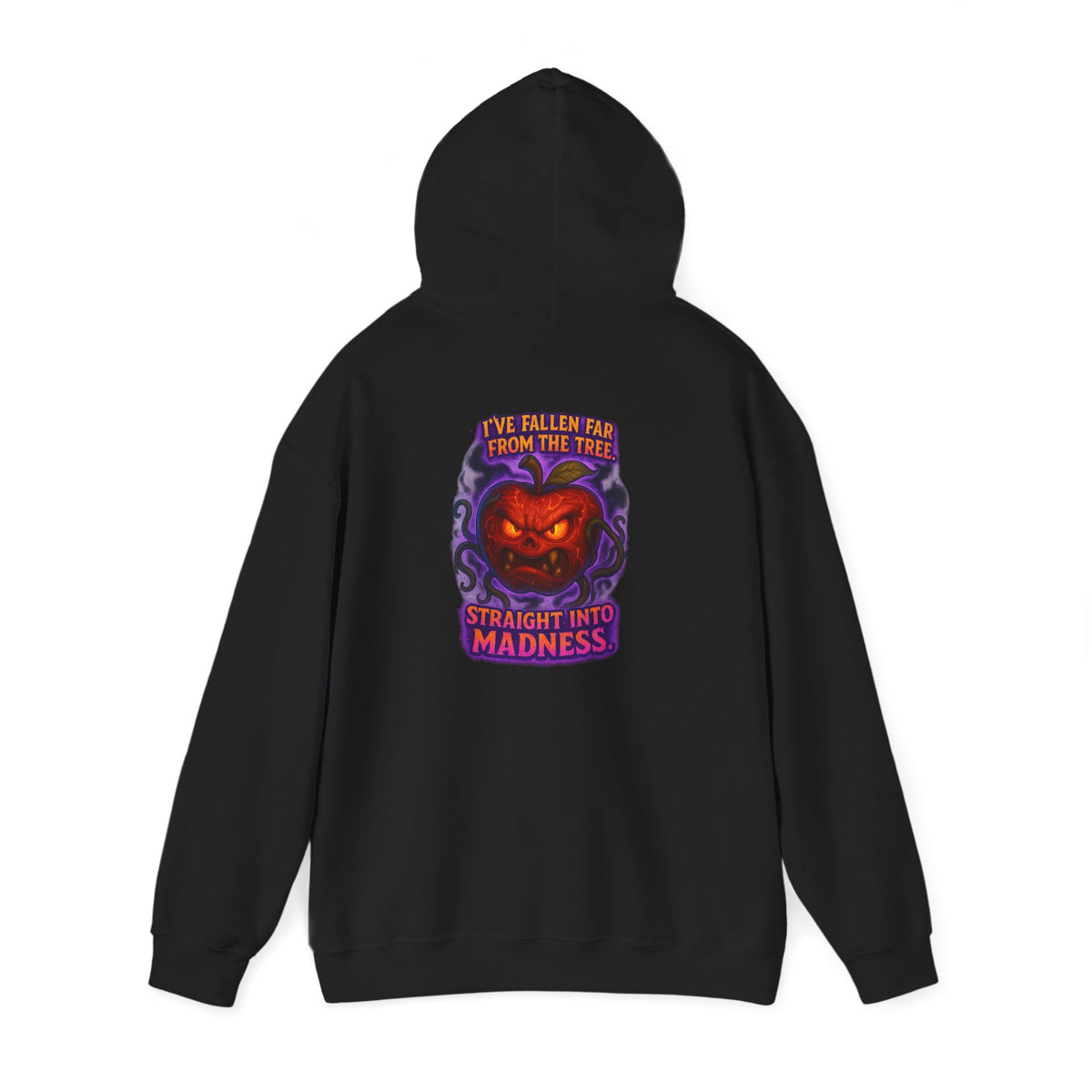 Pumpkin Demon Hoodie — "Straight Into Madness" Halloween Sweatshirt