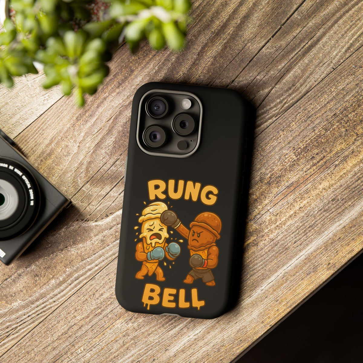 Phone Case — "Rung Bell" Boxing Cartoon Protective Cover