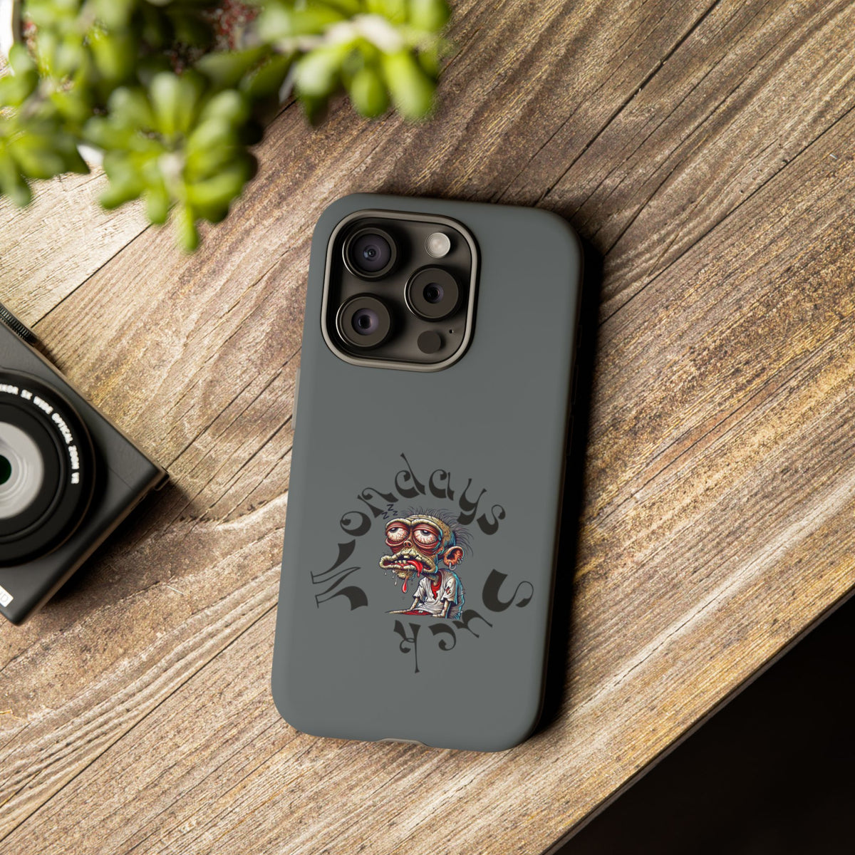 Phone Case — 'Nobody Sucks' Grunge Monster Protective Case