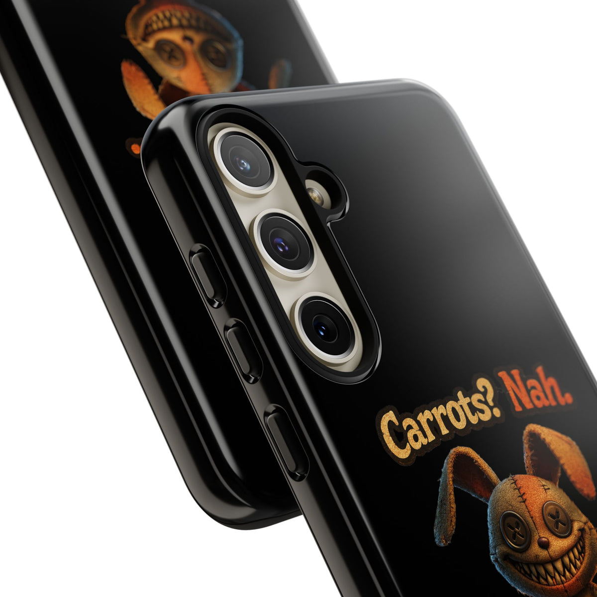 Phone Case — Creepy Bunny "Carrots? Nah. I crave screams." Halloween Horror Design