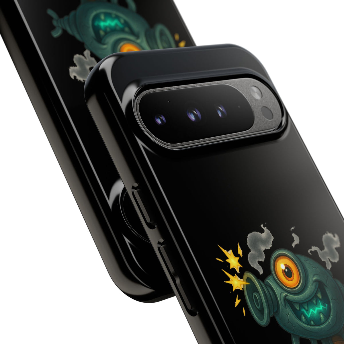 Phone Case — Cute Zombie Blaster Design with "I See You... And Now You're Toast"