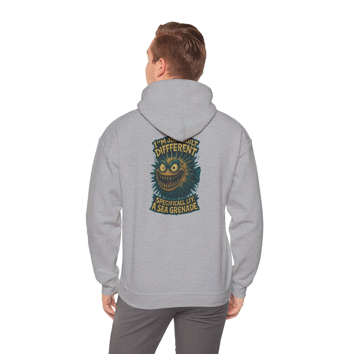 Sea Grenade Hoodie — 'I'm Different (Specifically A Sea Grenade)' Graphic Hoodie